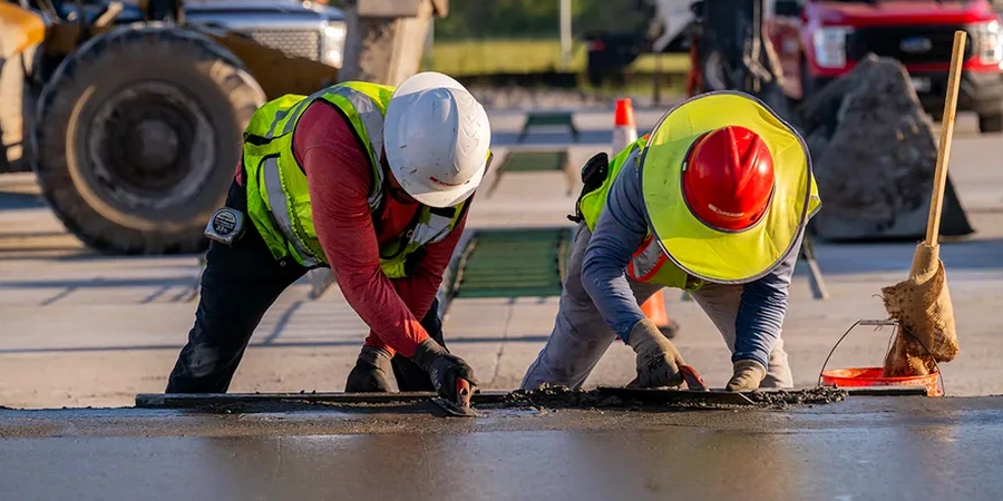 Rigid Pavement Design Testing in Ajax — Concrete Slab Support Verification