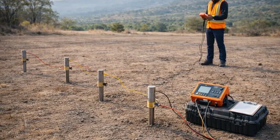 Electrical Resistivity Testing in Ajax: VES for Subsurface Characterization